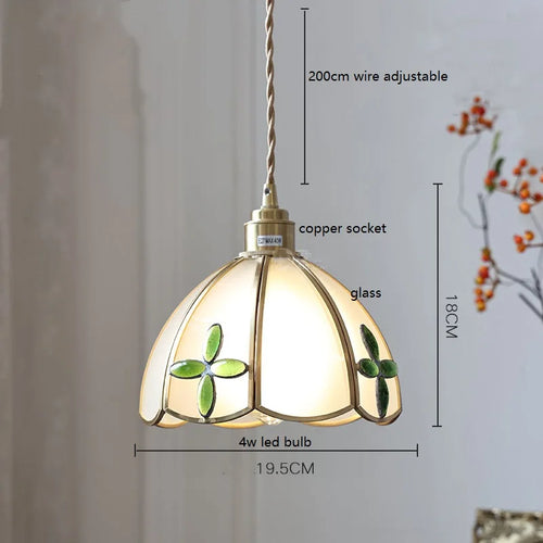 iwhd lampe à main led moderne en verre cuivre papillon - vue 26 sur 28