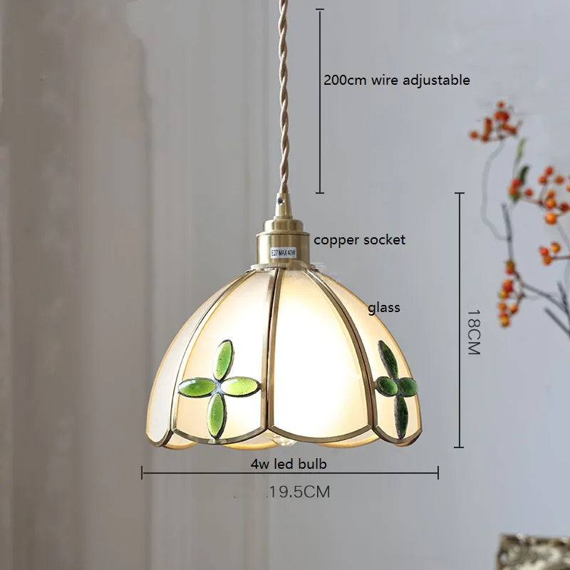 iwhd lampe à main led moderne en verre cuivre papillon - vue 26 sur 28