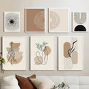 toile abstraite géométrique pour décoration murale moderne