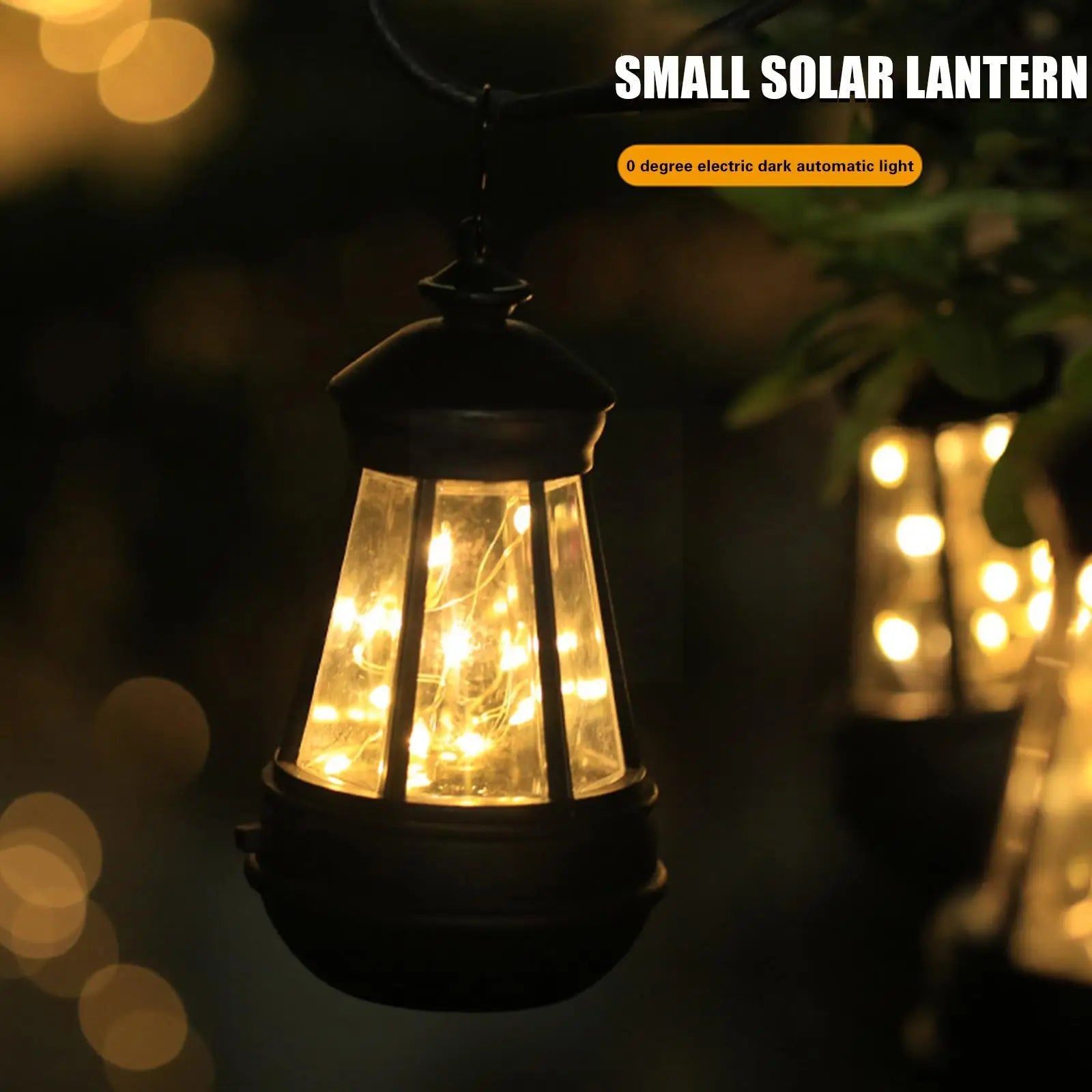 lampe solaire rétro à pétrole pour jardin décoration suspendue portable - vue 7 sur 8