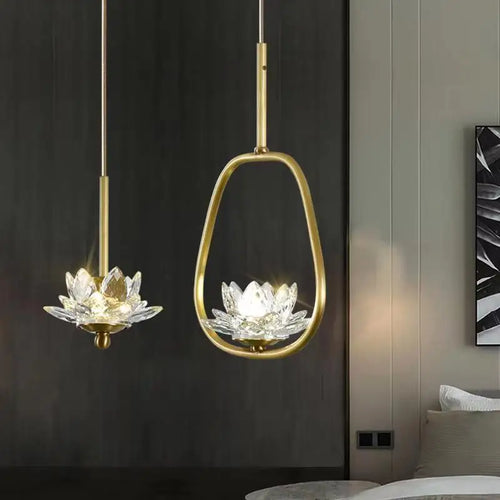 Suspension LED en cristal Zen - vue 2 sur 10