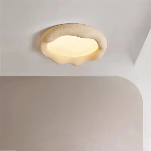 plafonnier nuage style wabi sabi minimaliste pour éclairage doux - vue 5 sur 12