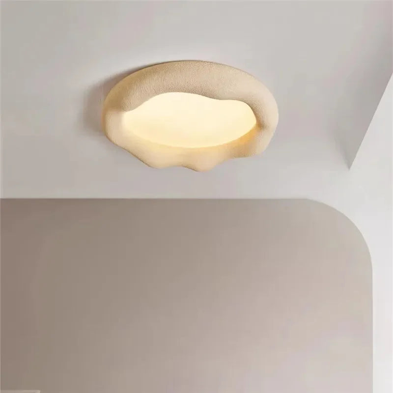 plafonnier nuage style wabi sabi minimaliste pour éclairage doux - vue 4 sur 12