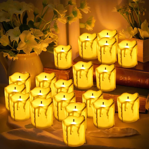 bougie LED sans flamme pour Halloween Thanksgiving et Noël - vue 2 sur 7