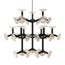 lustre créatif postmoderne en verre pour décoration intérieure