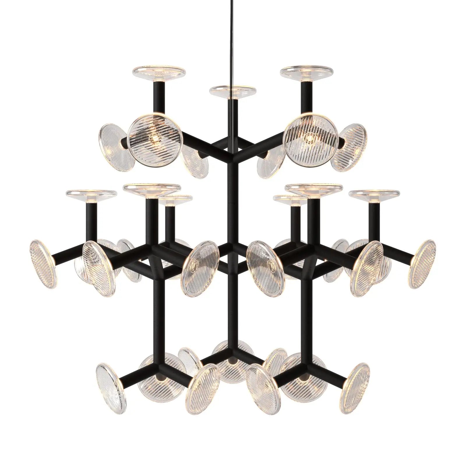 lustre créatif postmoderne en verre pour décoration intérieure - vue 14 sur 14
