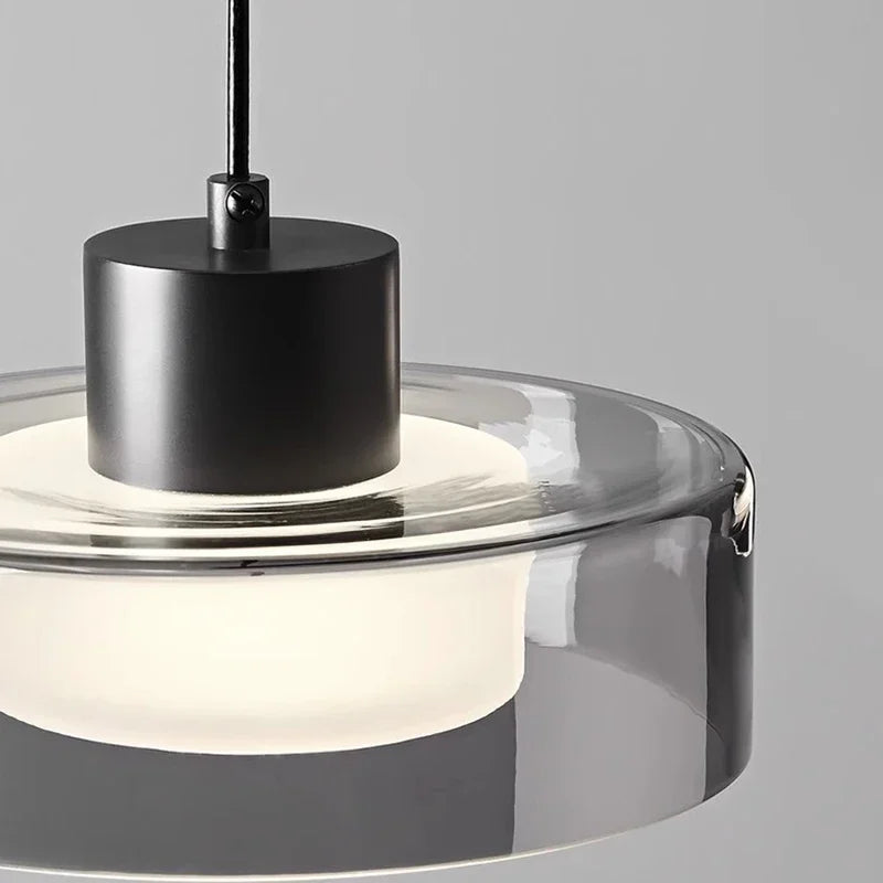 lustre led décoratif suspension éclairage intérieur moderne - vue 4 sur 10