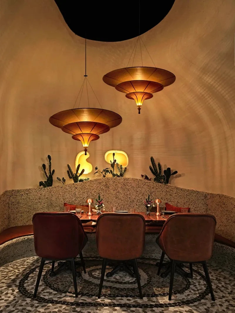 suspension wabi-sabi pour décoration sud-est asiatique - vue 4 sur 7