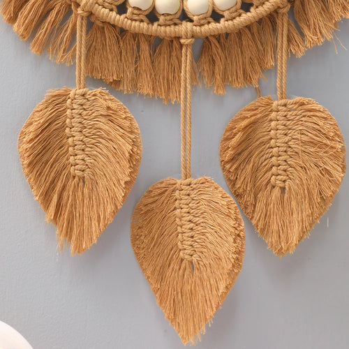 miroirs muraux ronds décoratifs tissés à la main pour la maison - vue 5 sur 8