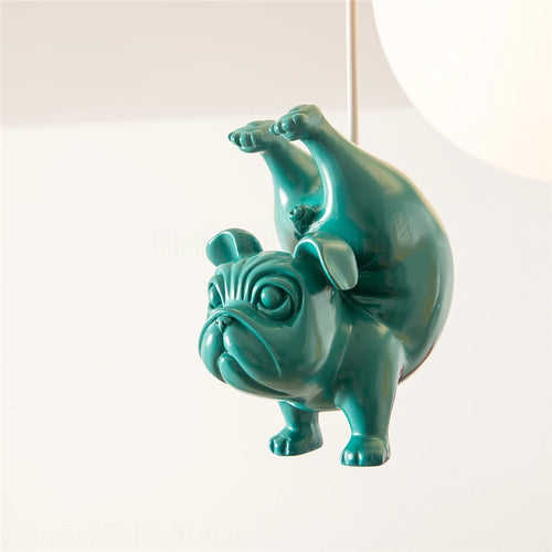 plafonnier créatif animal chien en résine pour décor amusant - vue 5 sur 8