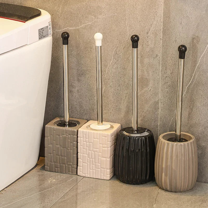 brosse de toilette céramique nettoyage sans angle mort - vue 6 sur 13