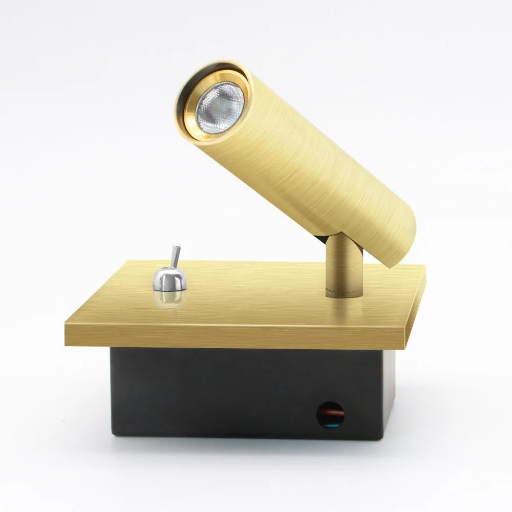 Applique murale de chevet moderne avec spot LED - vue 2 sur 7