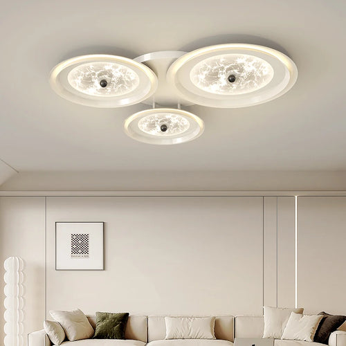 lustre nordique trois têtes éclairage intérieur protection des yeux - vue 2 sur 11