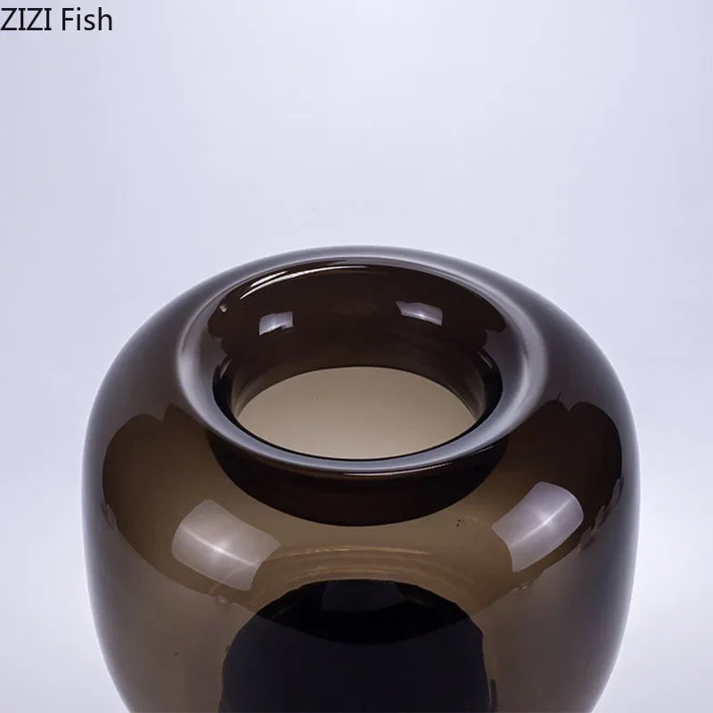 vase en verre pour compositions florales décoration intérieure esthétique - vue 5 sur 8
