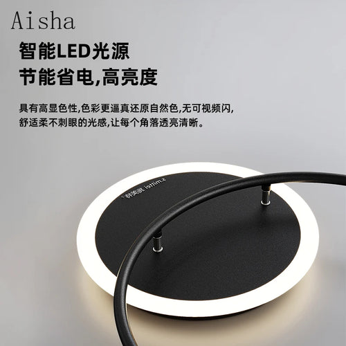 plafonnier led nordique design pour éclairage intérieur décoratif - vue 6 sur 7