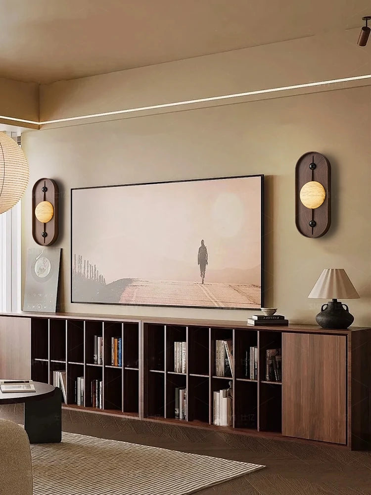 applique murale en marbre et métal pour restaurant 3000k - vue 5 sur 7