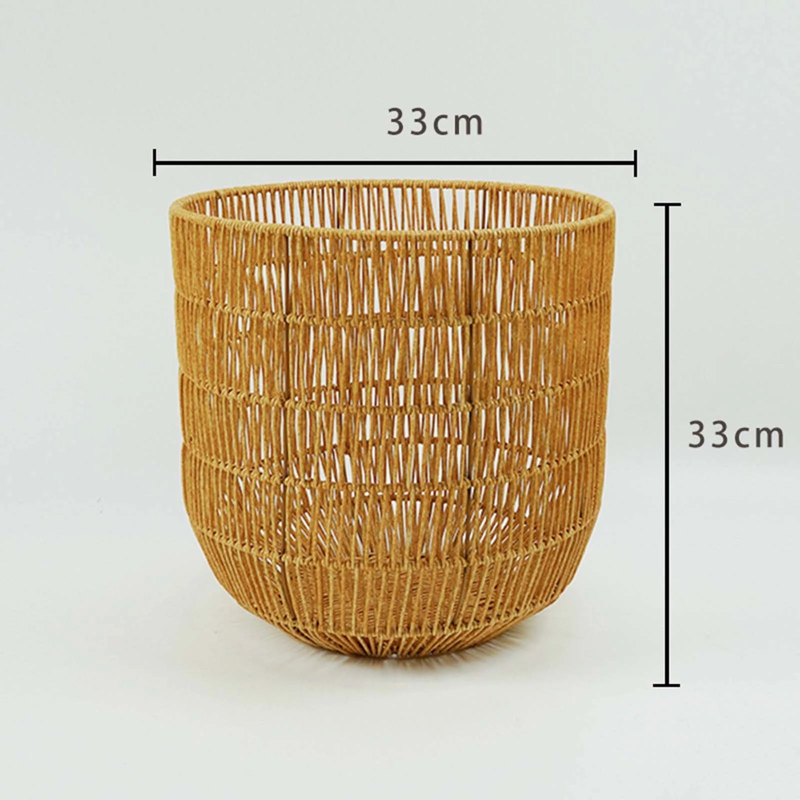 panier tissé imitation rotin pour jouets et linge - vue 9 sur 10