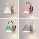 applique murale nordique moderne macaron avec interrupteur led