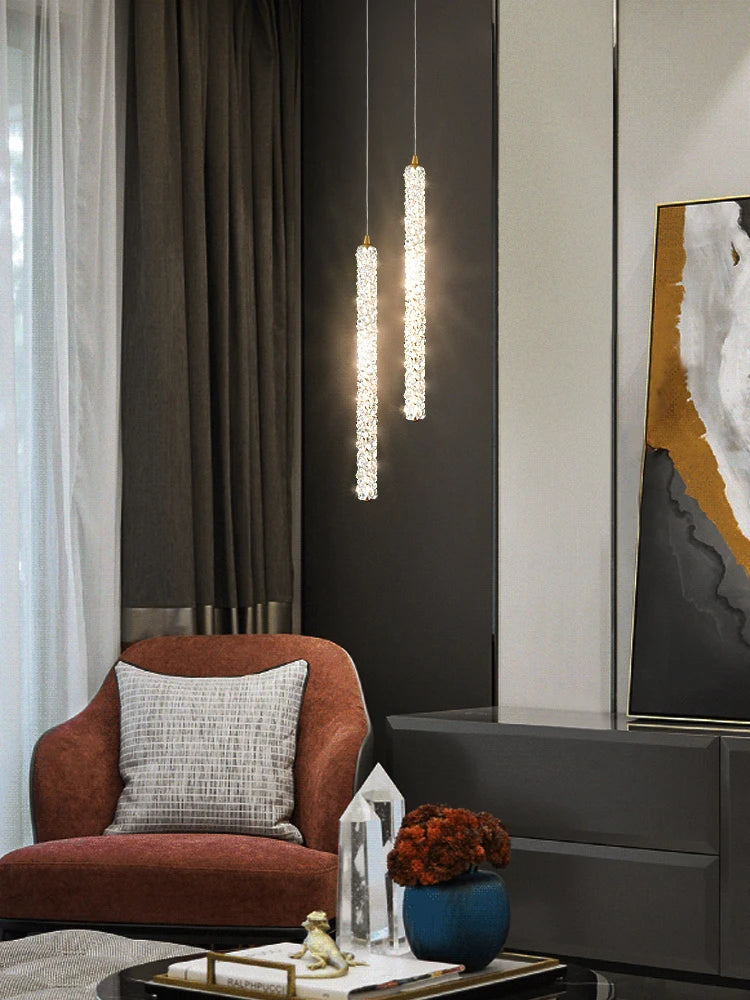 lampe de chevet moderne en cristal pour décoration intérieure - vue 5 sur 12