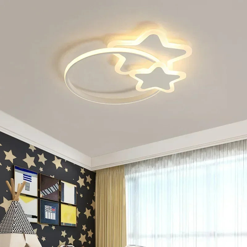 Plafonnier moderne à LEDs pour enfants chambre salon salle à manger chambre étude allée - vue 4 sur 24