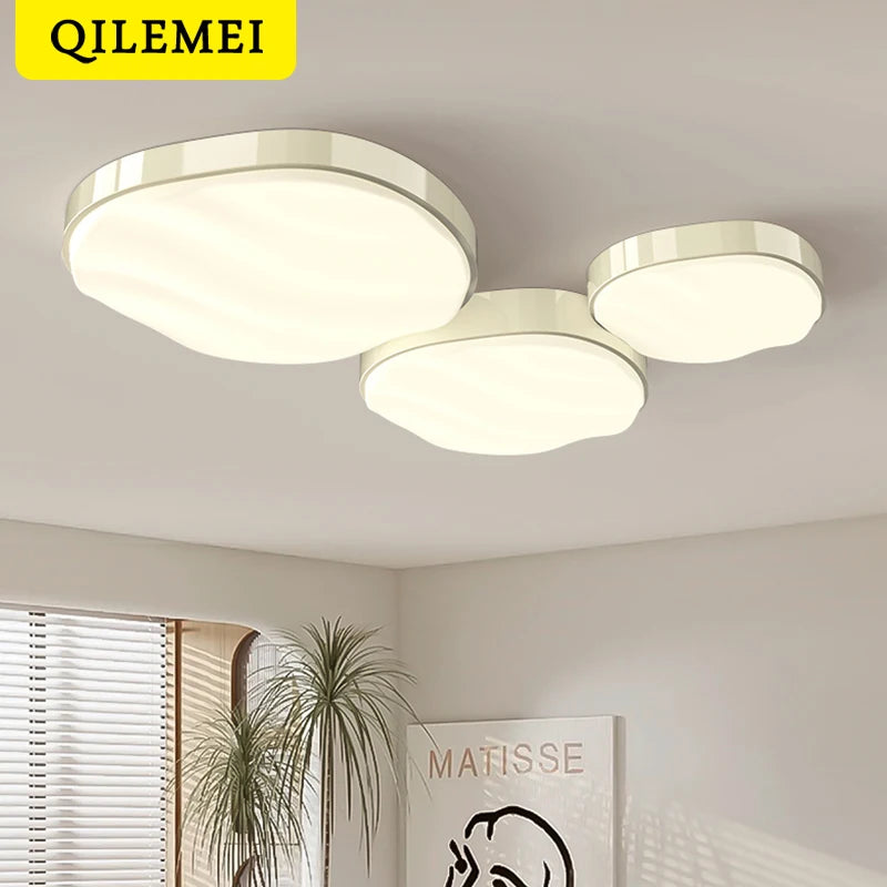 Plafonnier design moderne à leds brillant protection des yeux décoratif - vue 5 sur 10