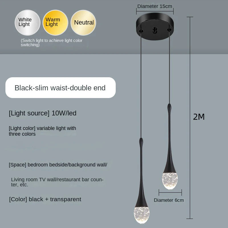 Suspension en cristal au design moderne - vue 16 sur 18