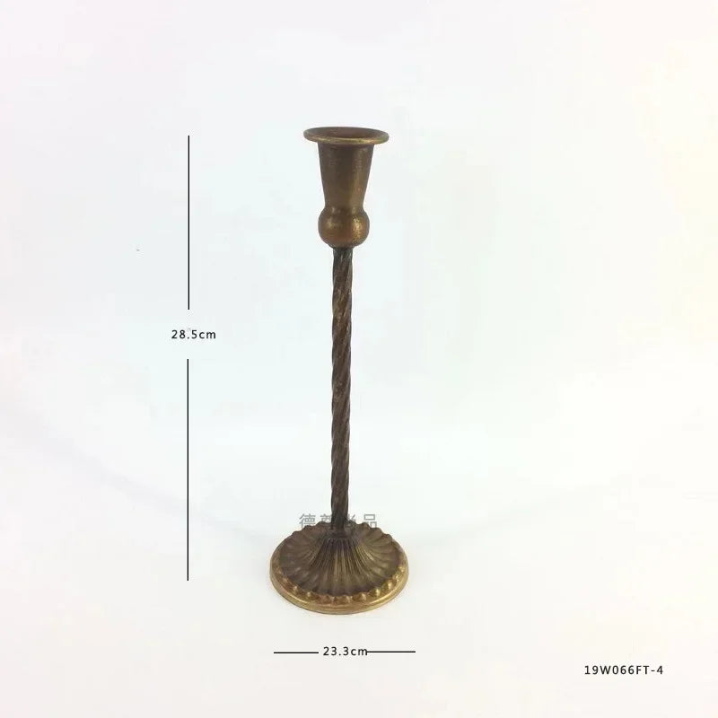 lustre en métal romantique pour décorations de mariage et dîner - vue 9 sur 29