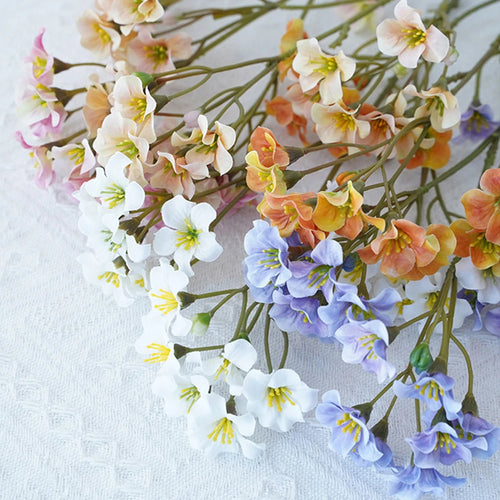 fleur de paulownia en soie artificielle pour décorations et bouquets - vue 3 sur 11