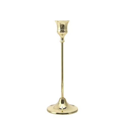 kit de bougeoirs en laiton doré pour décorations festives - vue 21 sur 26