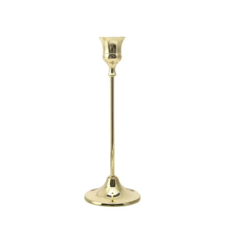 kit de bougeoirs en laiton doré pour décorations festives - vue 21 sur 26