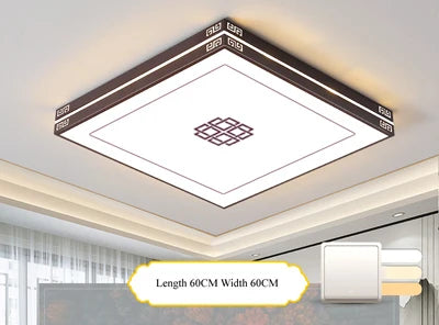 lustre rectangulaire à led pour éclairage intérieur moderne - vue 9 sur 14