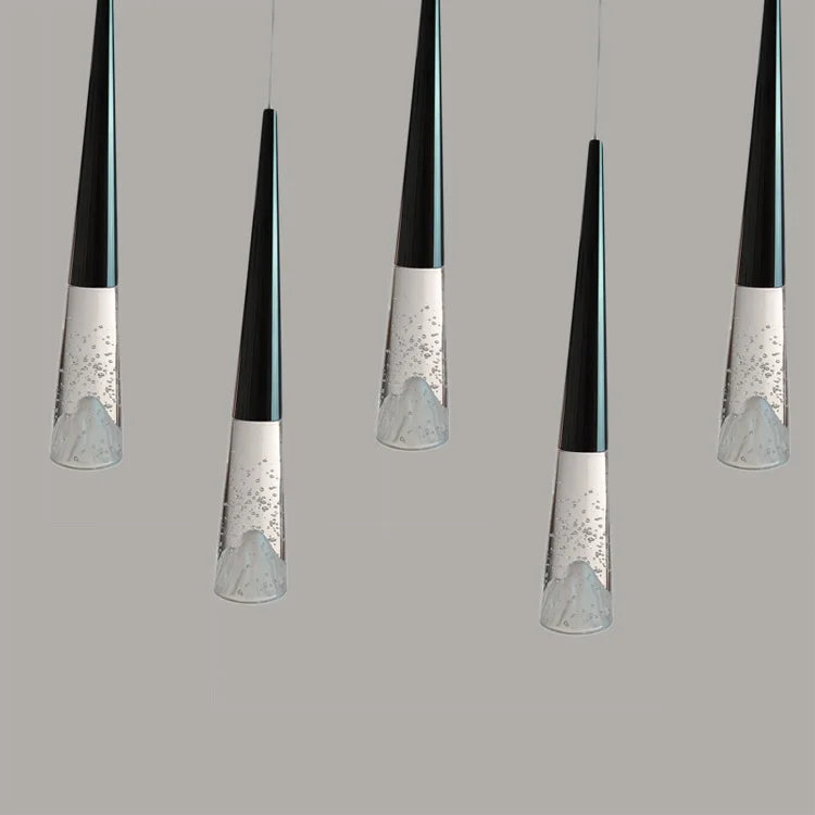 suspension moderne en cristal pour éclairage intérieur élégant - vue 6 sur 16