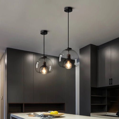 lustre moderne avec suspension led pour table à manger - vue 2 sur 12