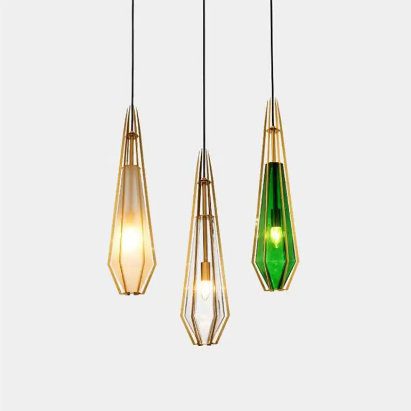 suspension art déco diamant pour éclairage intérieur et extérieur - vue 2 sur 15