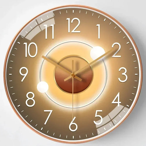 horloge murale silencieuse à piles design moderne pour tous les espaces - vue 12 sur 16