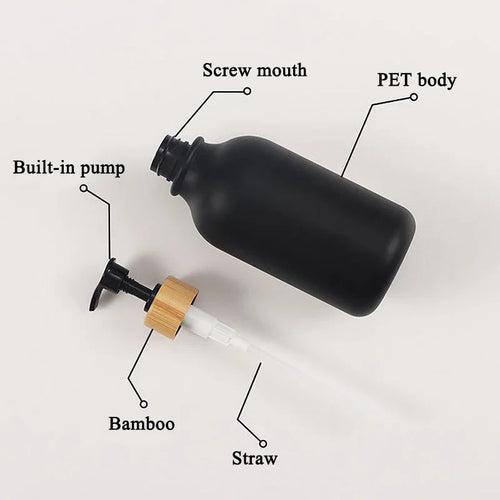 bouteille distributrice de savon portable avec pompe - vue 4 sur 28