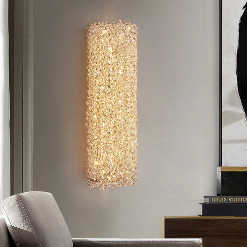 applique murale de luxe en cristal design post-moderne pour villa - vue 3 sur 10