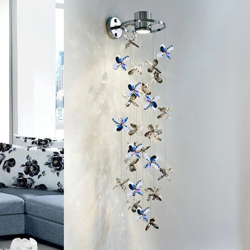 appliques murales led modernes en acier inoxydable 2022 - vue 3 sur 7