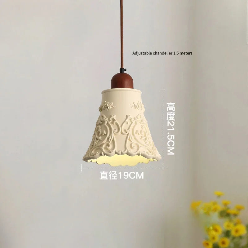 lustre créatif antique en résine pour décoration rétro - vue 10 sur 14