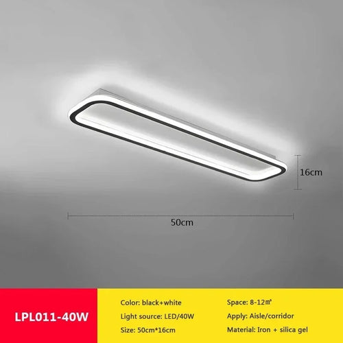lustre moderne à leds avec télécommande et lumière variable - vue 11 sur 11