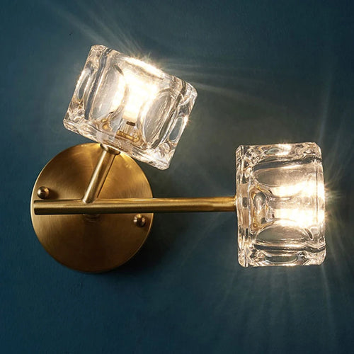 applique murale en cristal de luxe pour décoration intérieure - vue 2 sur 8