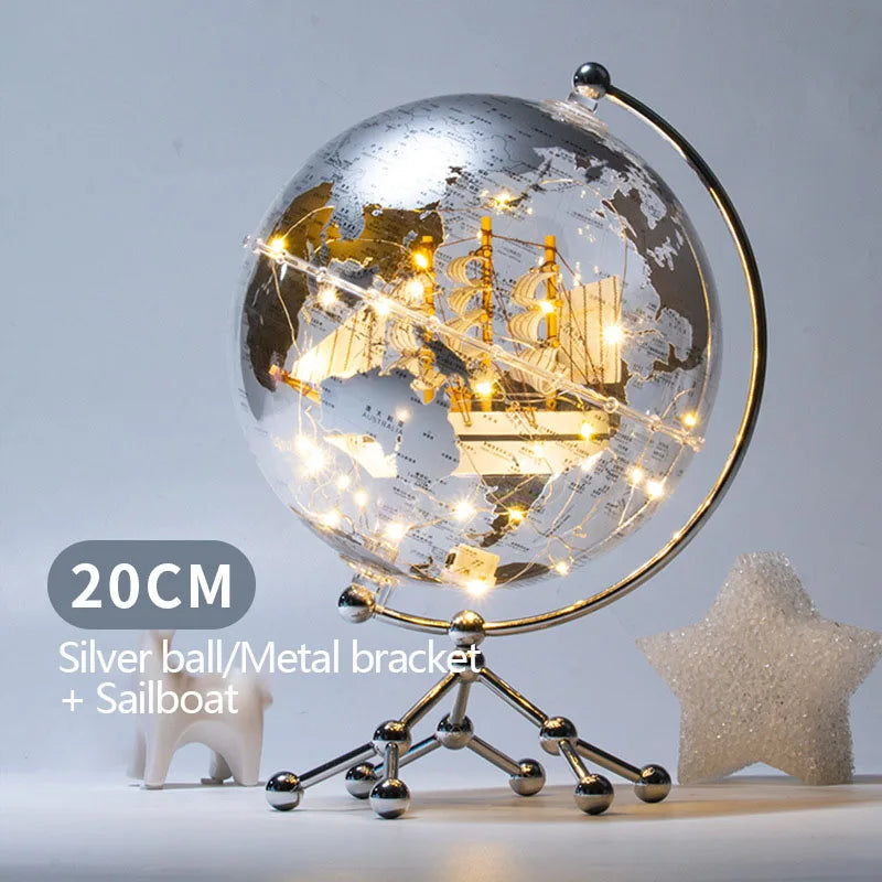guirlande lumineuse globe étoilé à piles pour décoration - vue 4 sur 11