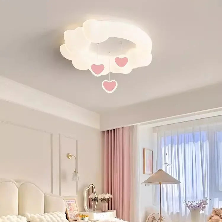 plafonnier nuages à bulles lampe douce pour enfants - vue 4 sur 8