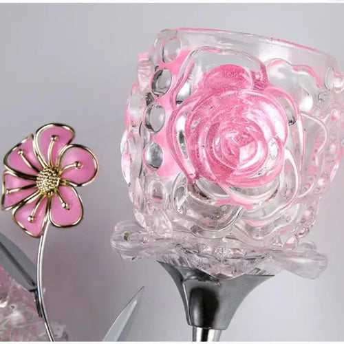applique murale en cristal doré pour intérieur décoratif - vue 8 sur 11