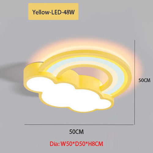 plafonnier led nuage lumière moderne pour chambre enfant - vue 9 sur 9