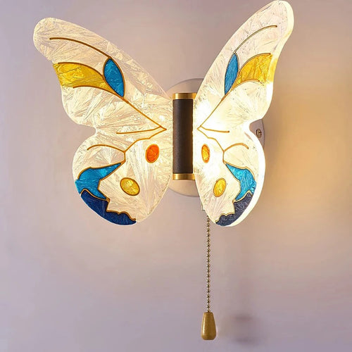 applique murale LED papillon pour chambre d'enfant décoration murale - vue 2 sur 10