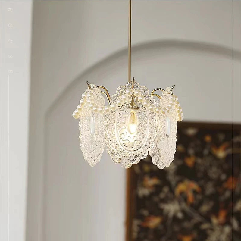 lustre moderne en verre design minimaliste pour intérieur élégant - vue 2 sur 9