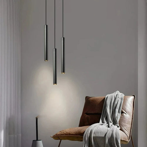 lustre led moderne en cuivre pour hôtel fil réglable - vue 3 sur 8