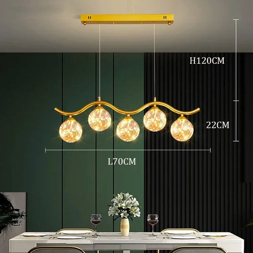 suspension LED pour salon cuisine et restaurant - vue 9 sur 8