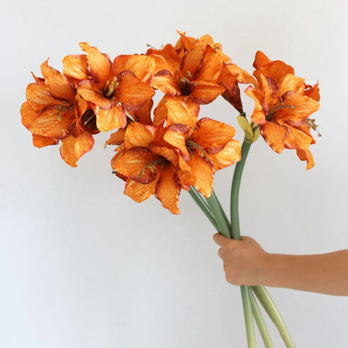 fleur artificielle clivia miniata pour décoration mariage et centre de table - vue 5 sur 10